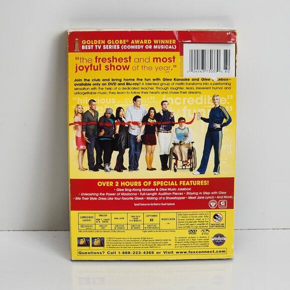 Glee  Musical TV Show (6 Disc Set) w/ Mark Salling The Complete First Season DVD - Picture 2 of 8